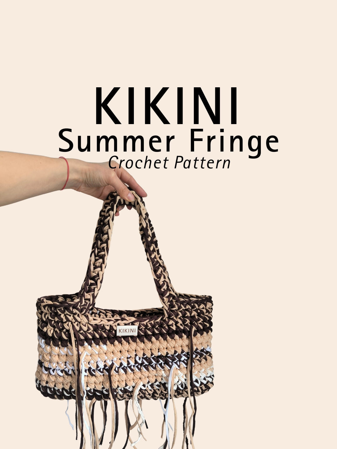 Summer Fringe Bag - Crochet Tutorial (PDF + Video) ENG